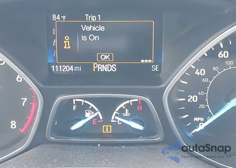 2018 Ford Escape Se из США, поврежденный, VIN 1FMCU0GD7JUD54503